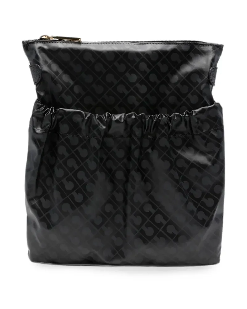 Gherardini monogram-print cross body bag - Schwarz Schwarz