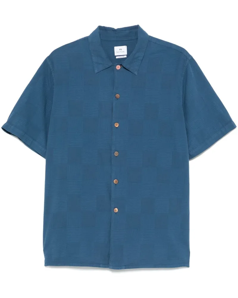 Paul Smith Texturiertes Hemd - Blau Blau