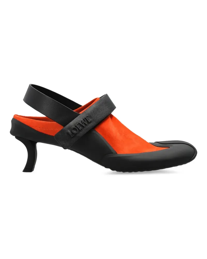 Loewe Dive Pumps mit Klettverschluss - Orange Orange
