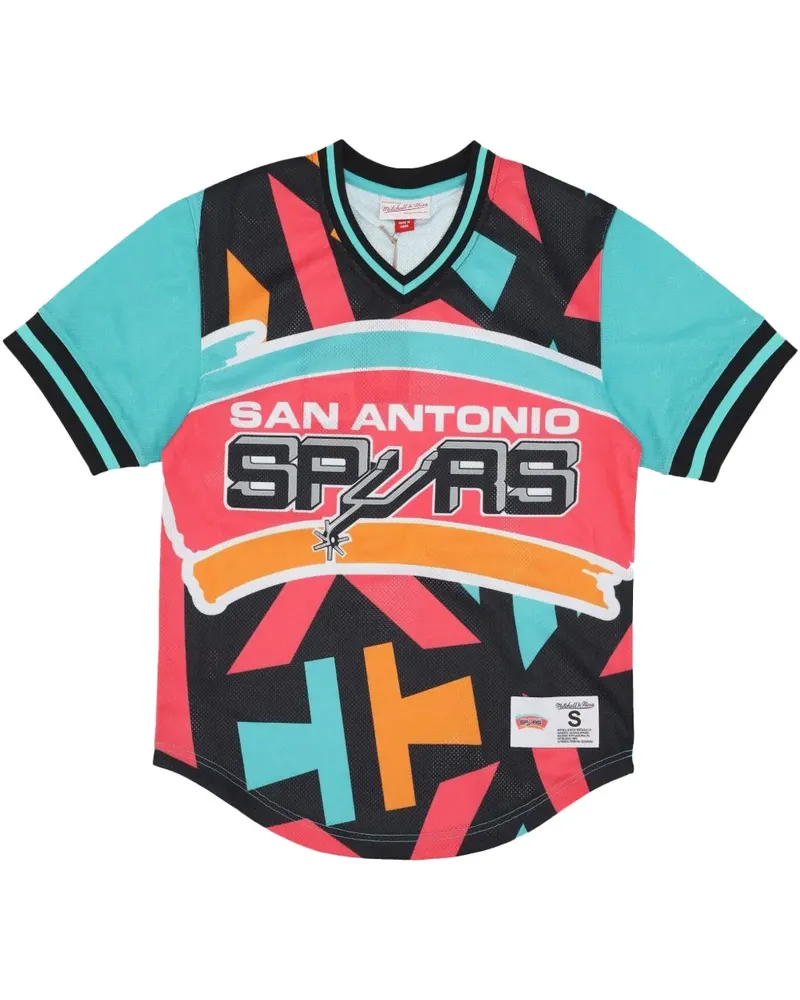 Mitchell & Ness NBA Jumbotron 3.0 "Spurs" Trikot - Blau Blau