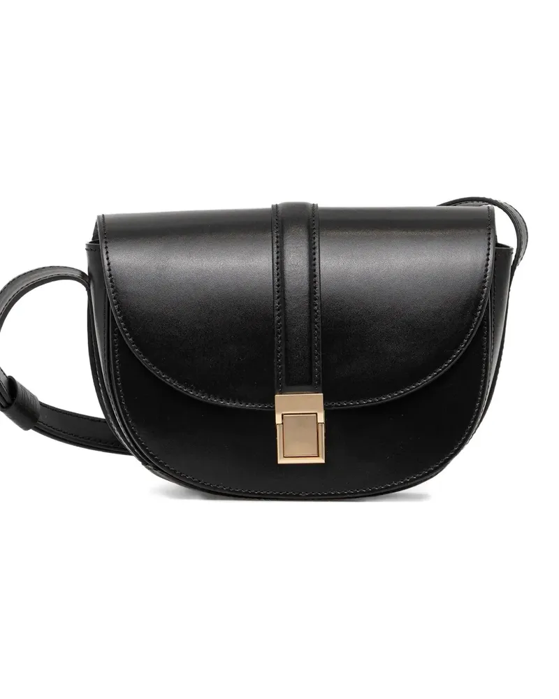 Marc O'Polo small leather crossbody bag - Schwarz Schwarz