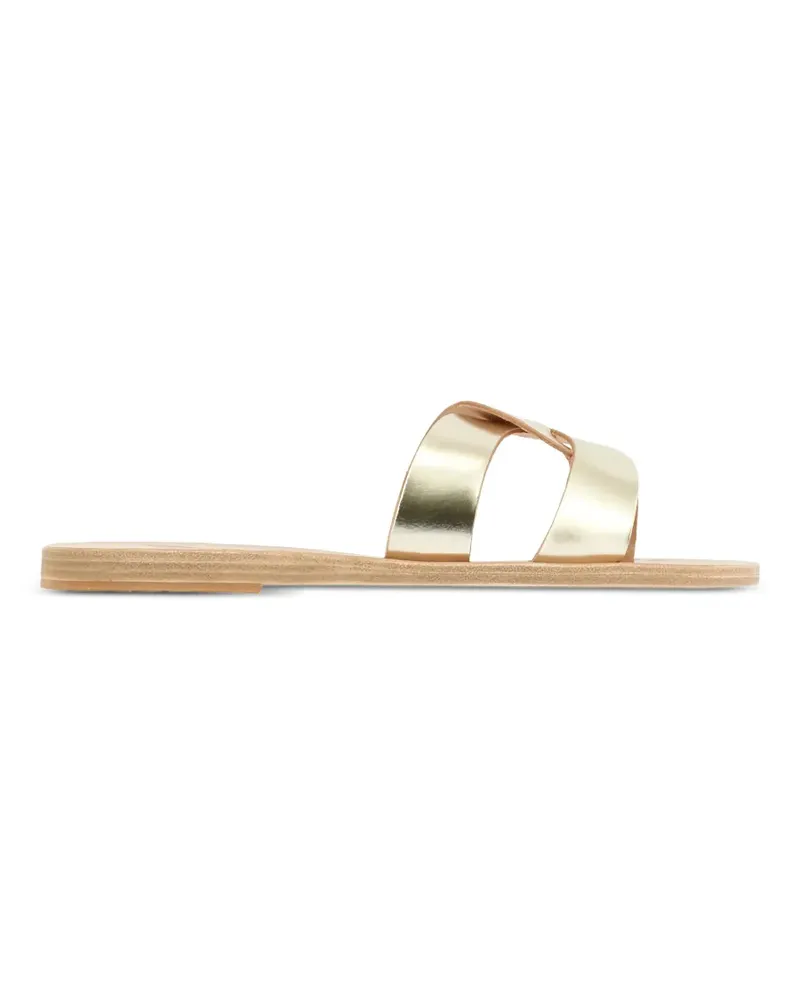 Ancient Greek Sandals Desmos' Pantoletten mit überkreuzten Riemen - Gold Gold