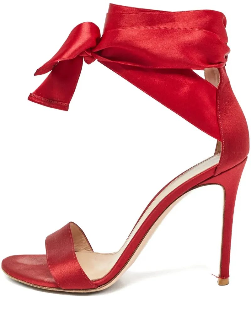 Gianvito Rossi Sandalen aus Leder 110mm - Rot Rot