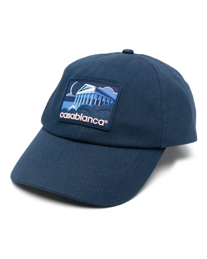 Casablanca Paris Greek Temple Baseballkappe - Blau Blau