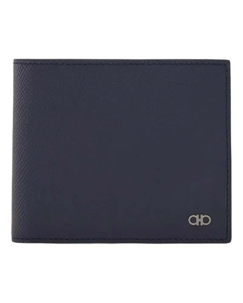 Ferragamo Gancini bi-fold wallet - Blau Blau