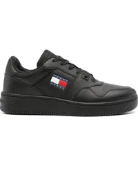 Tommy Hilfiger Retro Low-Top-Sneakers Schwarz