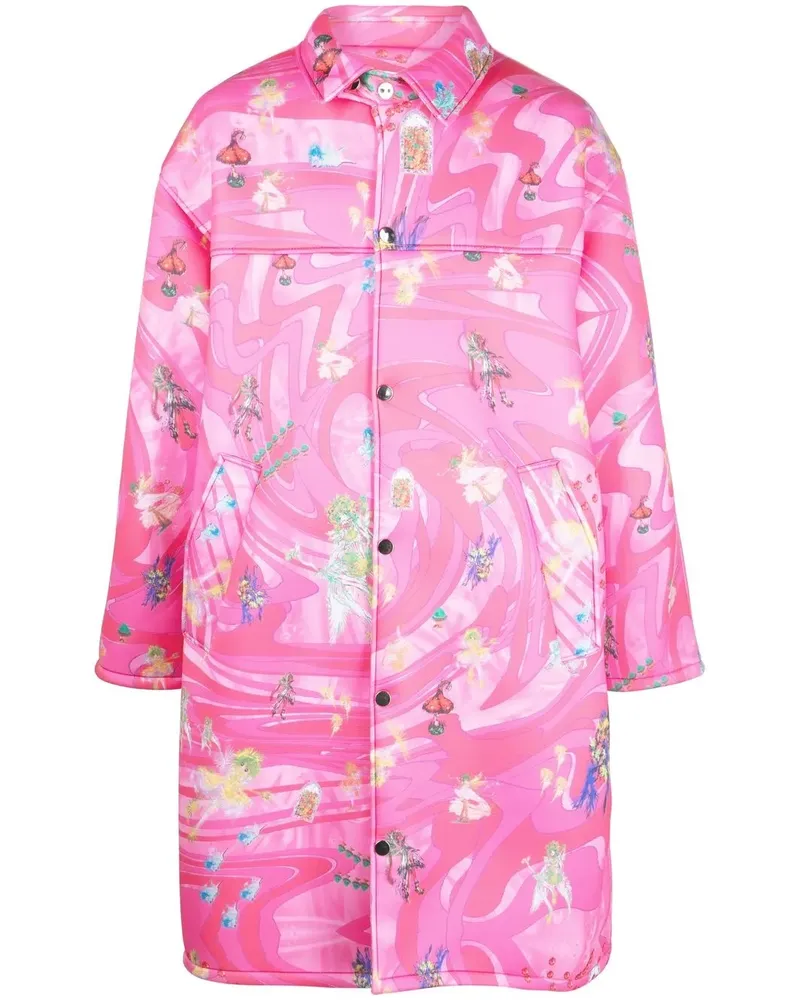 Liberal Youth Ministry Gemusterter Mantel - Rosa Rosa