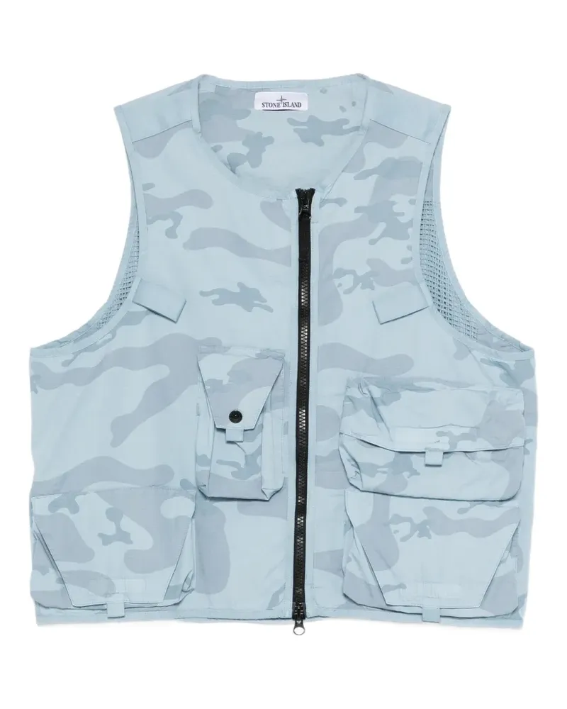 Stone Island camo pocket jacket - Blau Blau