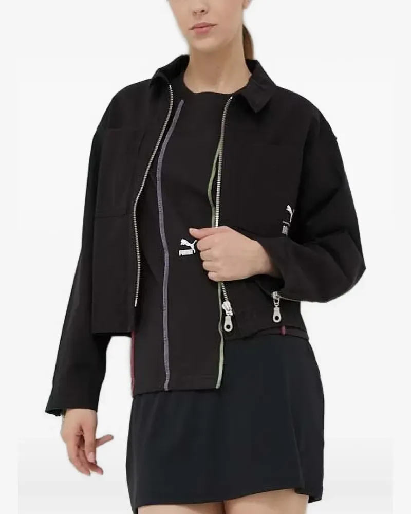 Puma x The Ragged Priest twill jacket - Schwarz Schwarz