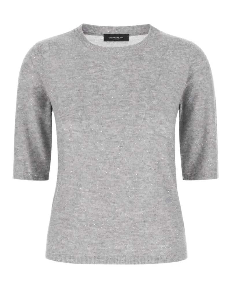 Fabiana Filippi short-sleeve sweater - Grau Grau