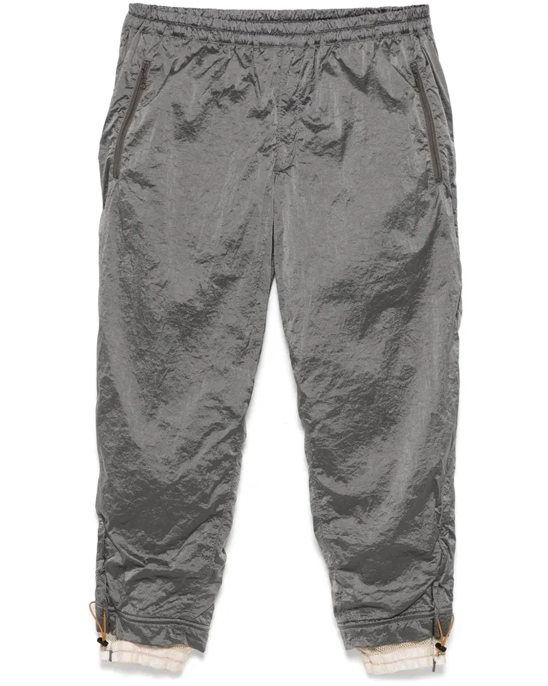 kolor Jogginghose im Layering-Look - Grau Grau