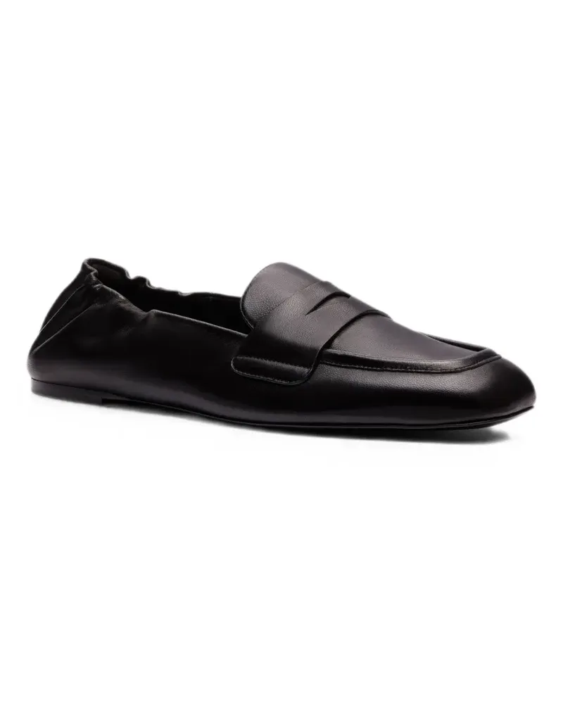 Stuart Weitzman Bryant ruched loafers - Schwarz Schwarz