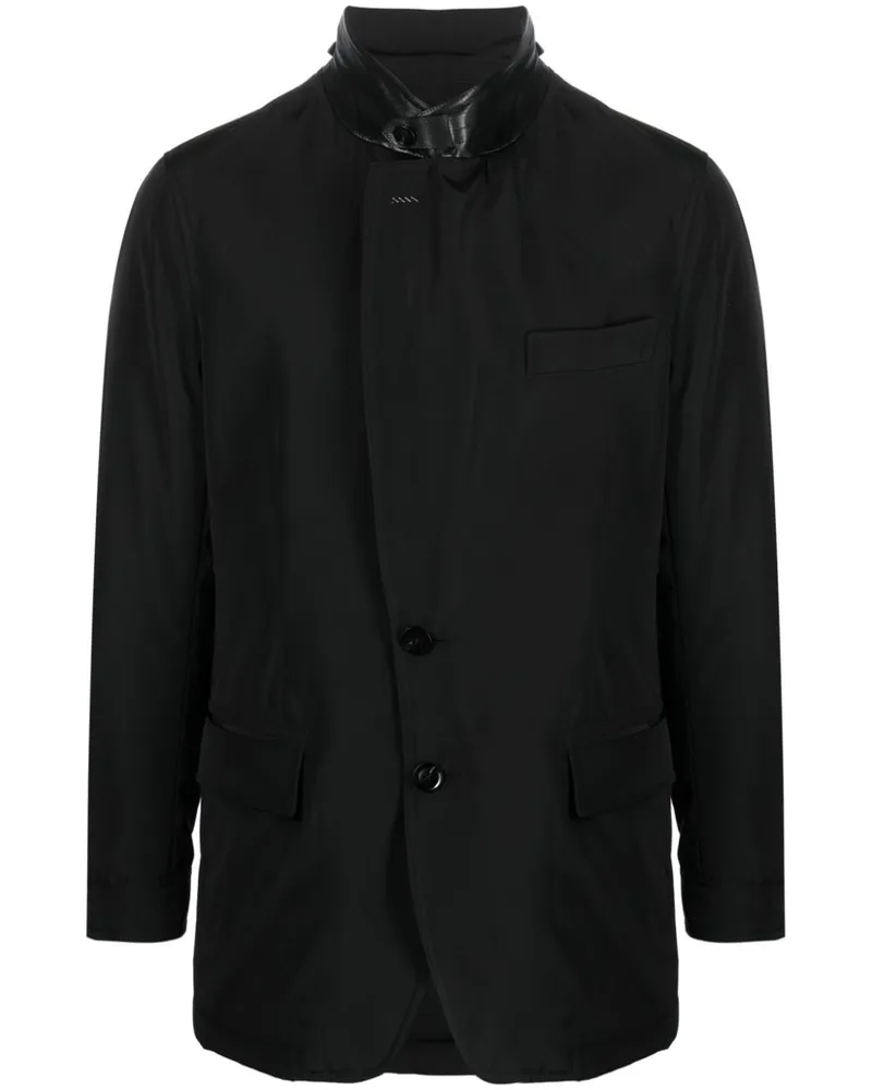 Tom Ford Sakko mit Stehkragen - Schwarz Schwarz