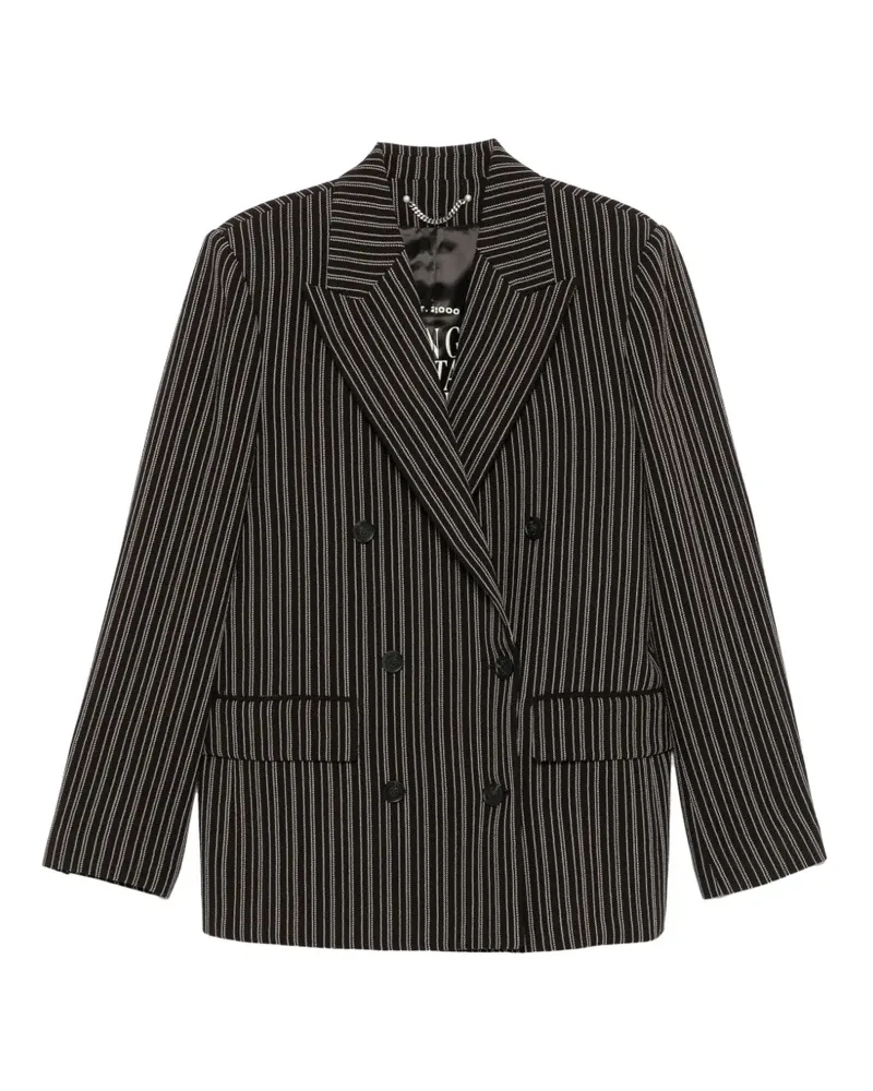 Golden Goose pinstripe double-breasted blazer - Braun Braun