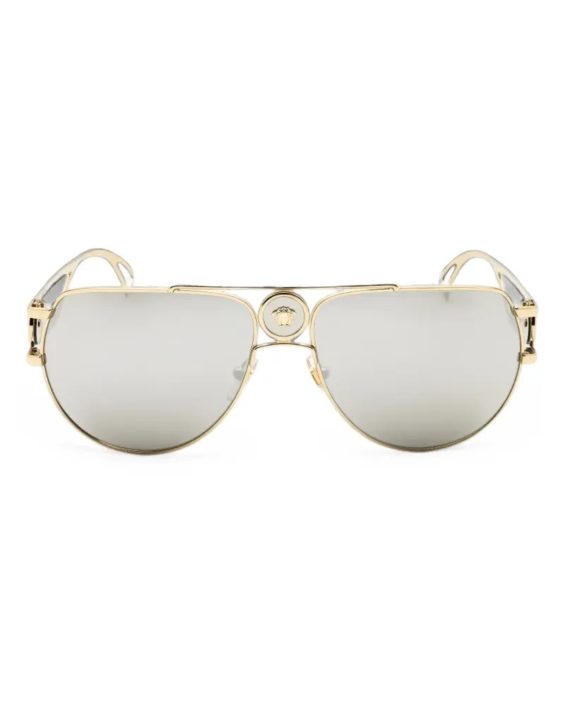Versace Medusa Head pilot-frame sunglasses - Gold Gold