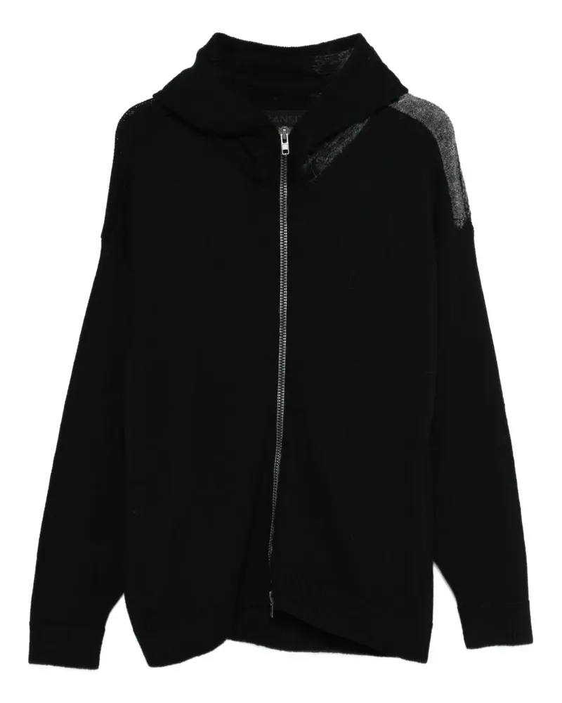 TRANSIT Klassischer Hoodie - Schwarz Schwarz