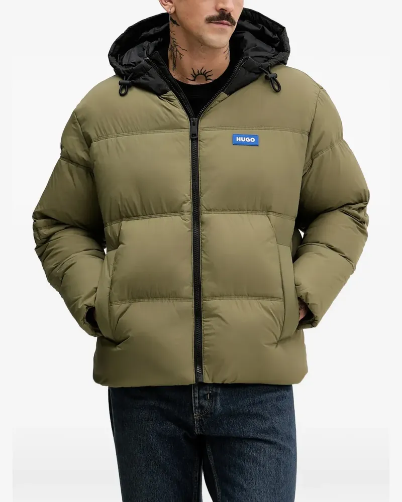 HUGO BOSS Bodo2541 hooded puffer jacket - Grün Grün
