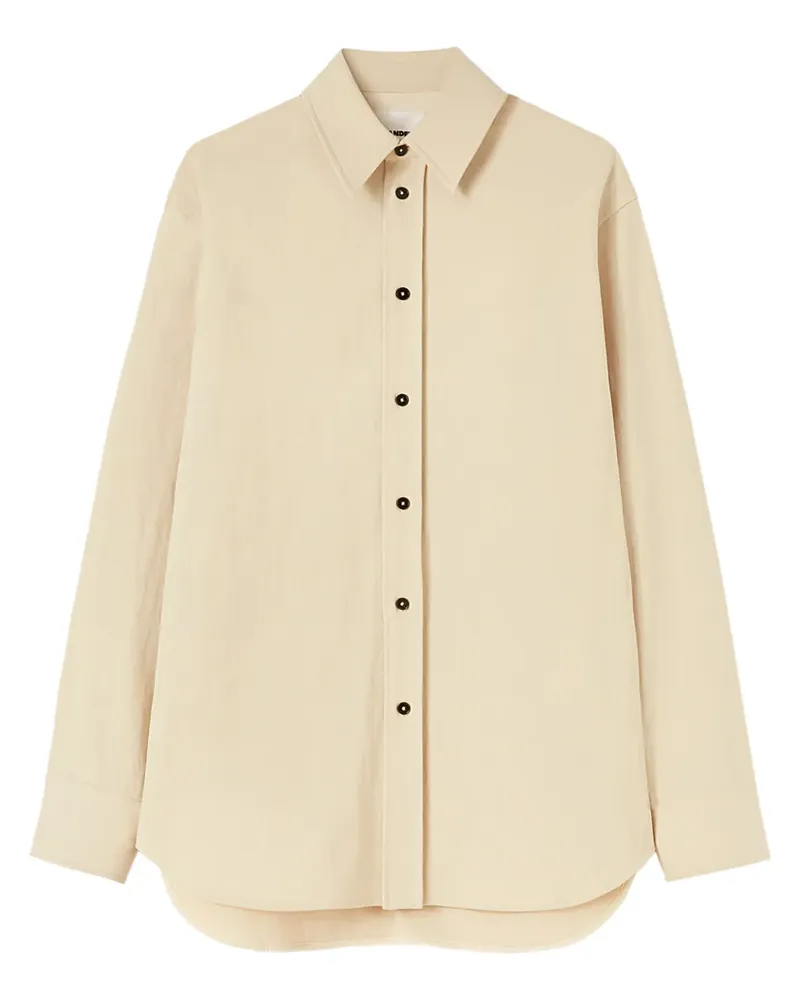 Jil Sander Langärmeliges Hemd - Nude Nude