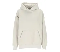 Gesteppte Strickjacke mit Kapuze - Nude