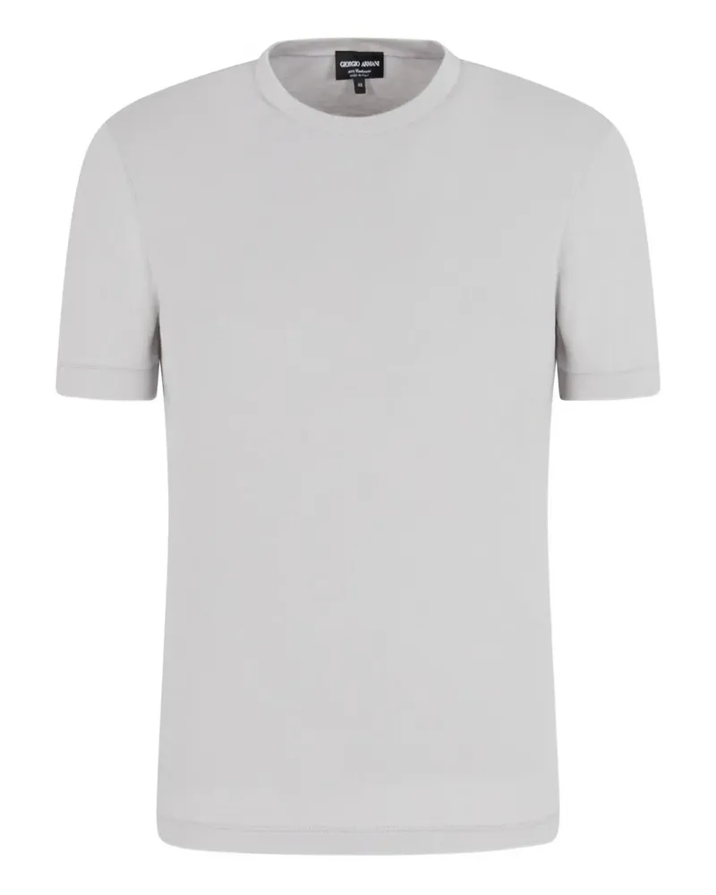 Giorgio Armani T-Shirt mit Rundhalsausschnitt - Grau Grau