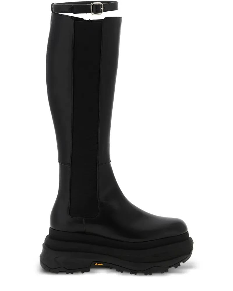 Sacai Stiefel mit Plateau - Schwarz Schwarz