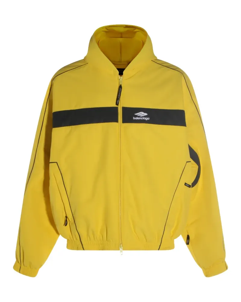 Balenciaga Leichte Jacke mit Logo - Gelb Gelb