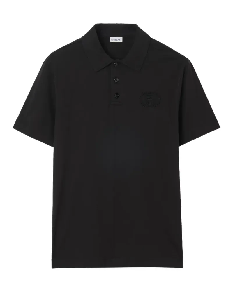 Burberry Klassisches Poloshirt - Schwarz Schwarz