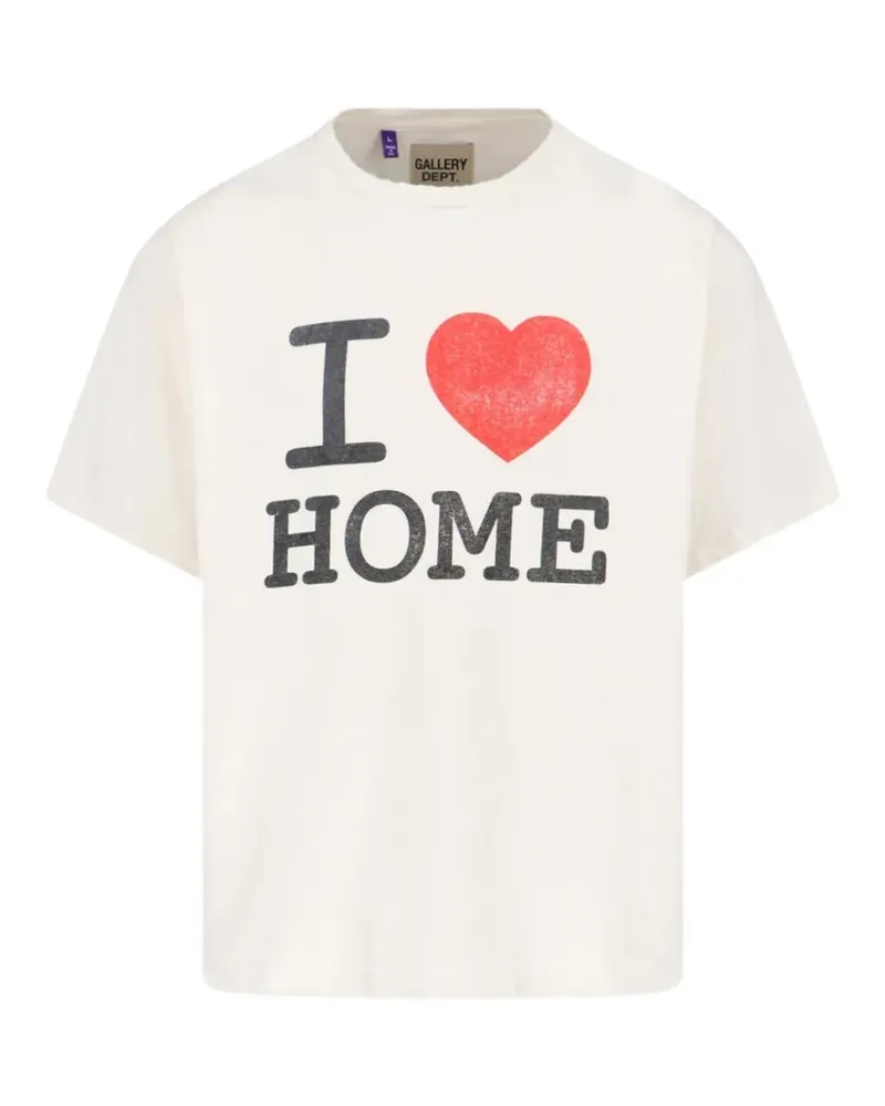 GALLERY DEPT. graphic-print T-shirt - Nude Nude