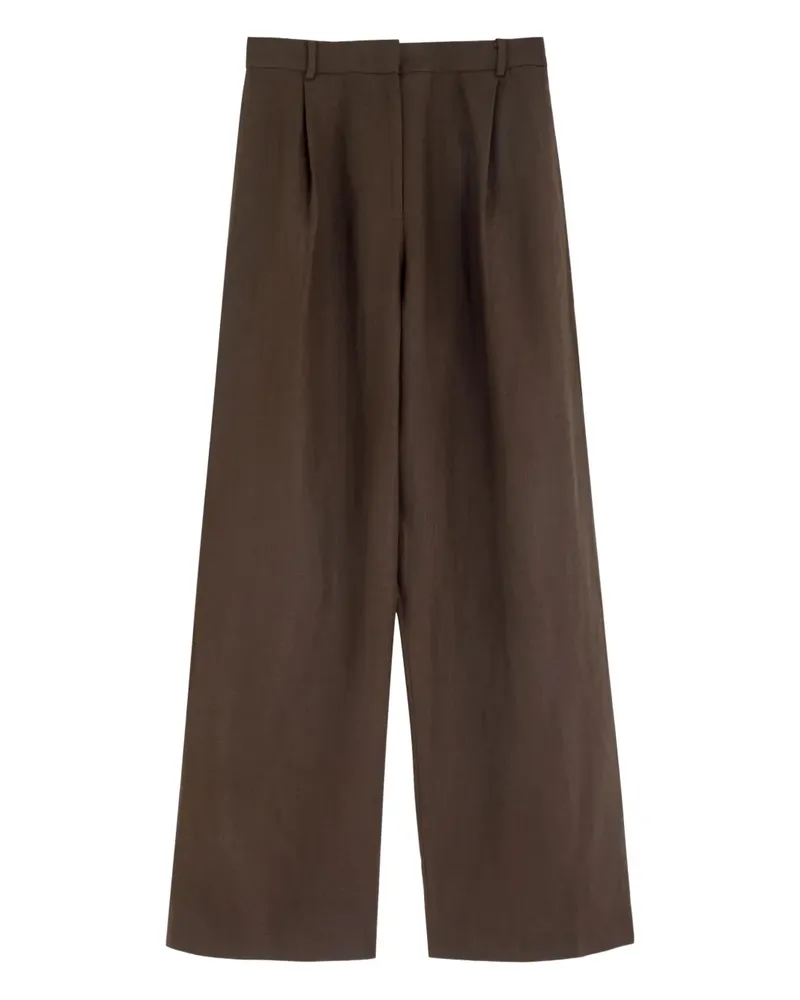Faithfull The Brand Stevie pleated trousers - Braun Braun