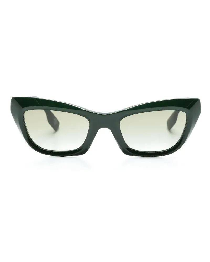 Burberry Sonnenbrille mit Logo-Schild - Grün Grün