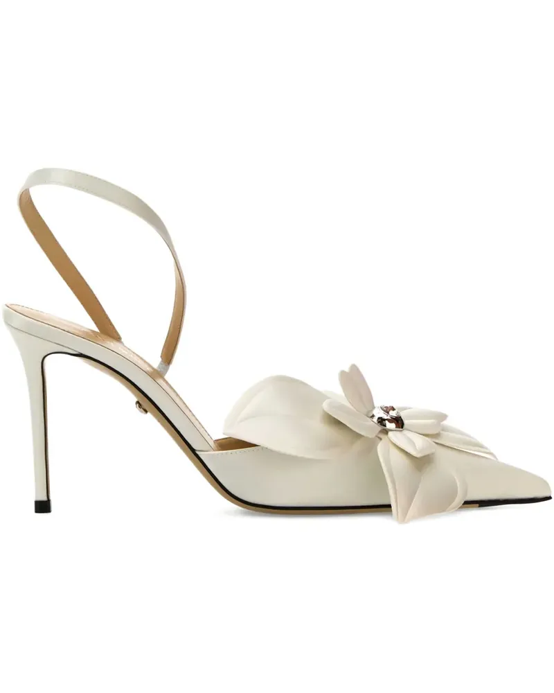 Mach & Mach Orchid Pumps 95mm - Weiß Weiß