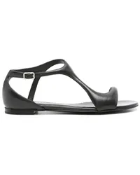 Alexander McQueen Flache Sandalen Schwarz