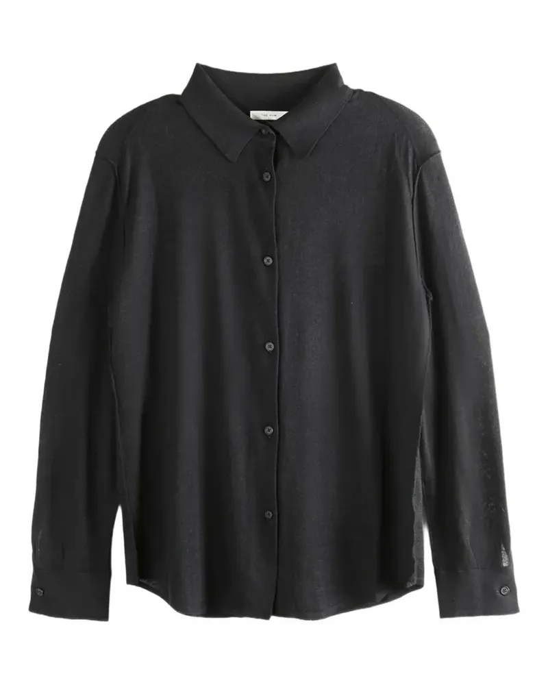 The Row Nafari buttoned shirt - Schwarz Schwarz