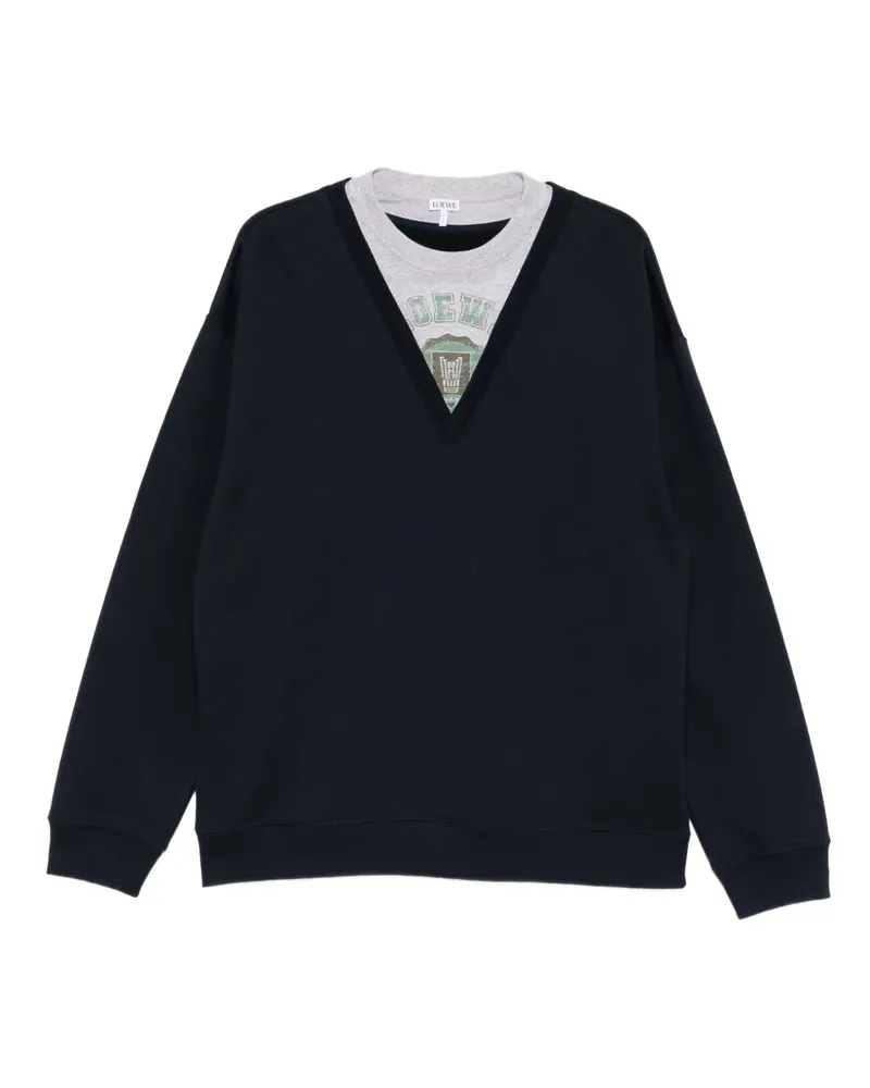 Loewe Klassisches Sweatshirt - Blau Blau