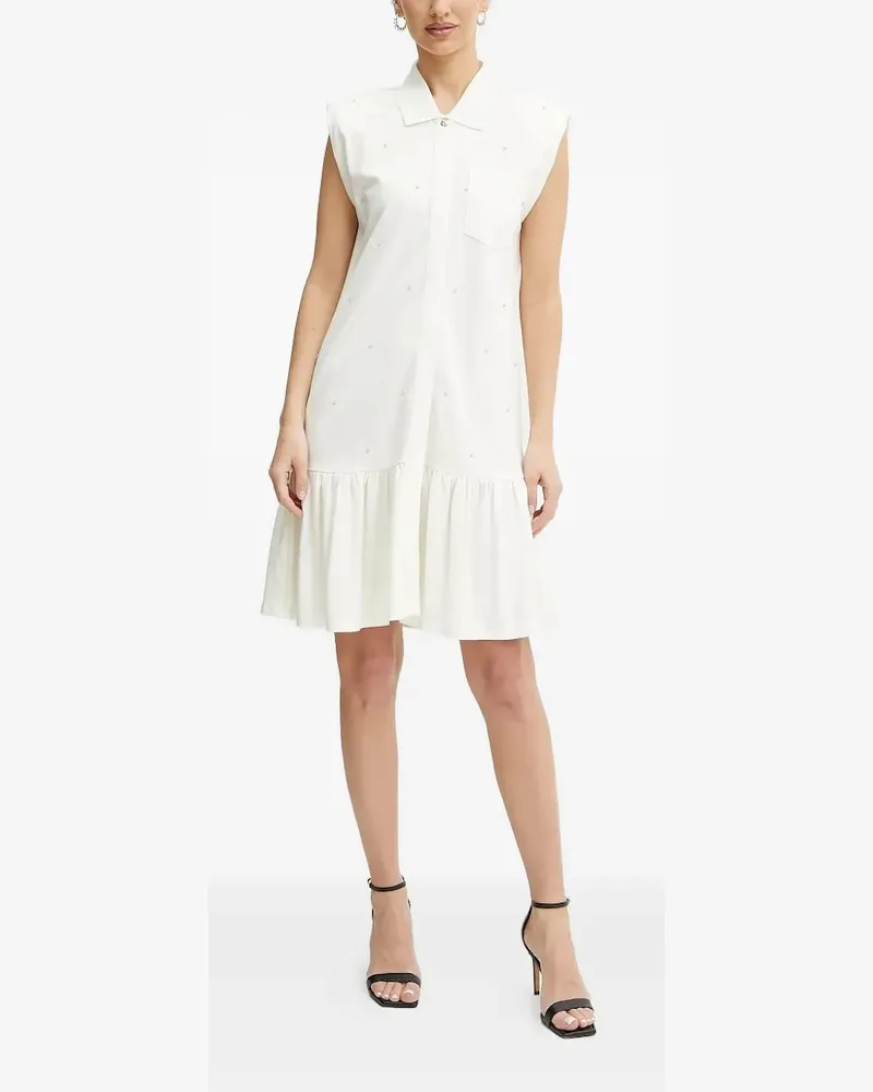 Liu Jo Kleid mit Rüschen - Weiß Weiß
