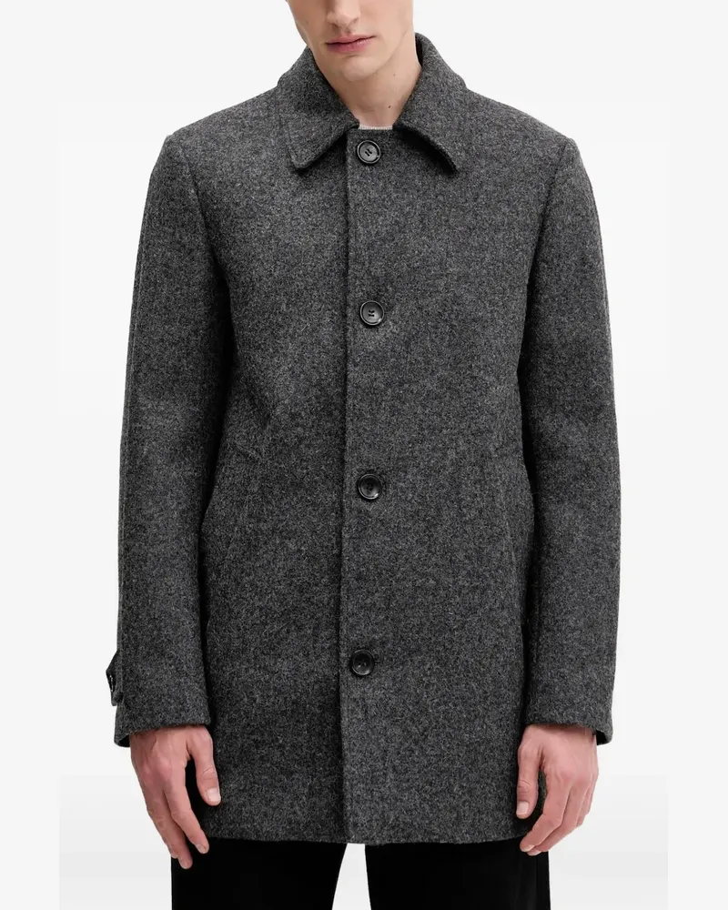 Bally buttoned coat - Grau Grau