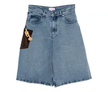 Shorts mit aufgesetzten Taschen - Blau