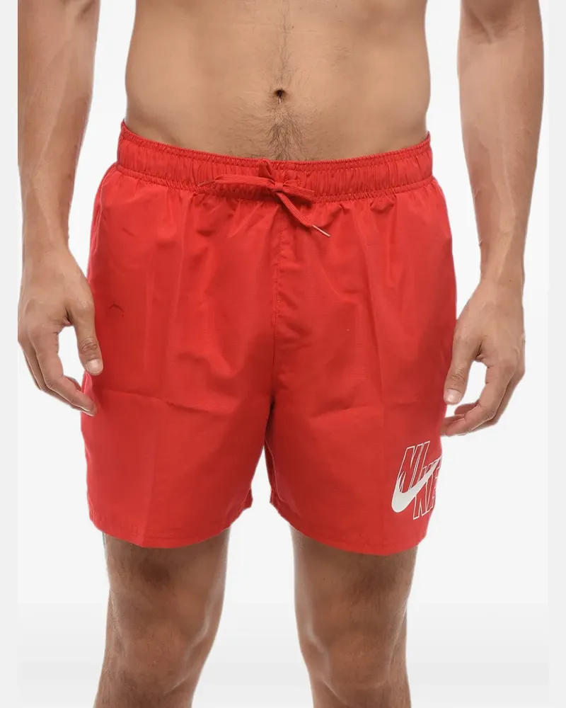 Nike Badeshorts mit Kordelzug - Rot Rot