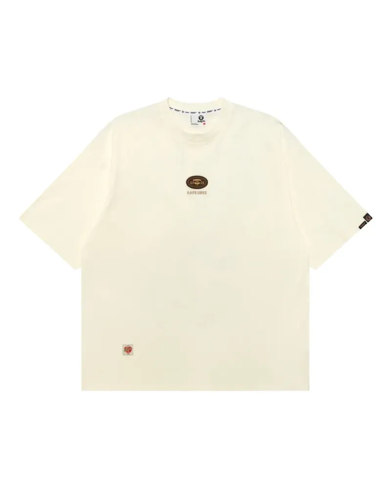 BAPE T-Shirt mit Puff-Print - Nude Nude