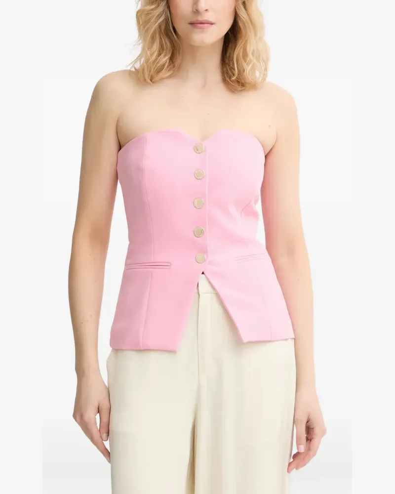 Morgan Schulterfreies Oberteil - Rosa Rosa