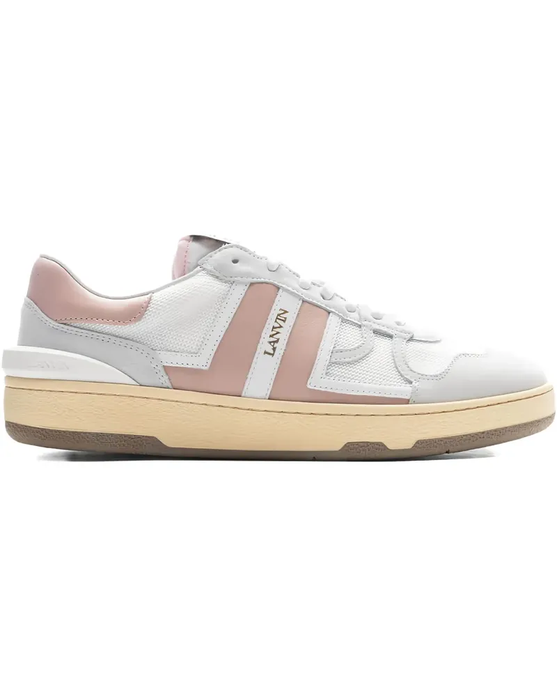 Lanvin Clay Sneakers aus Leder - Weiß Weiß