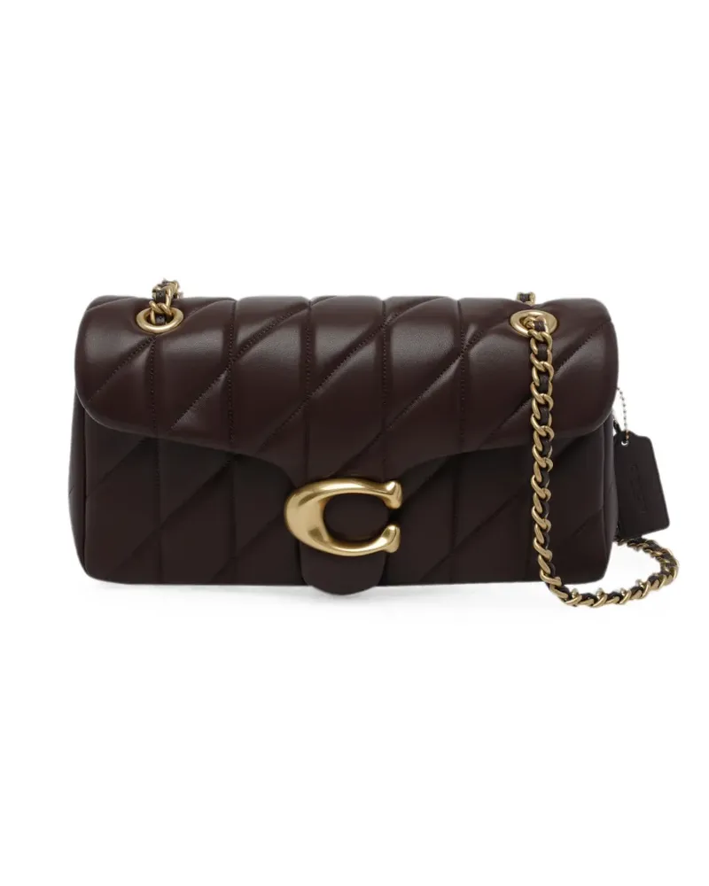 Coach Tabby quilted leather shoulder bag - Braun Braun