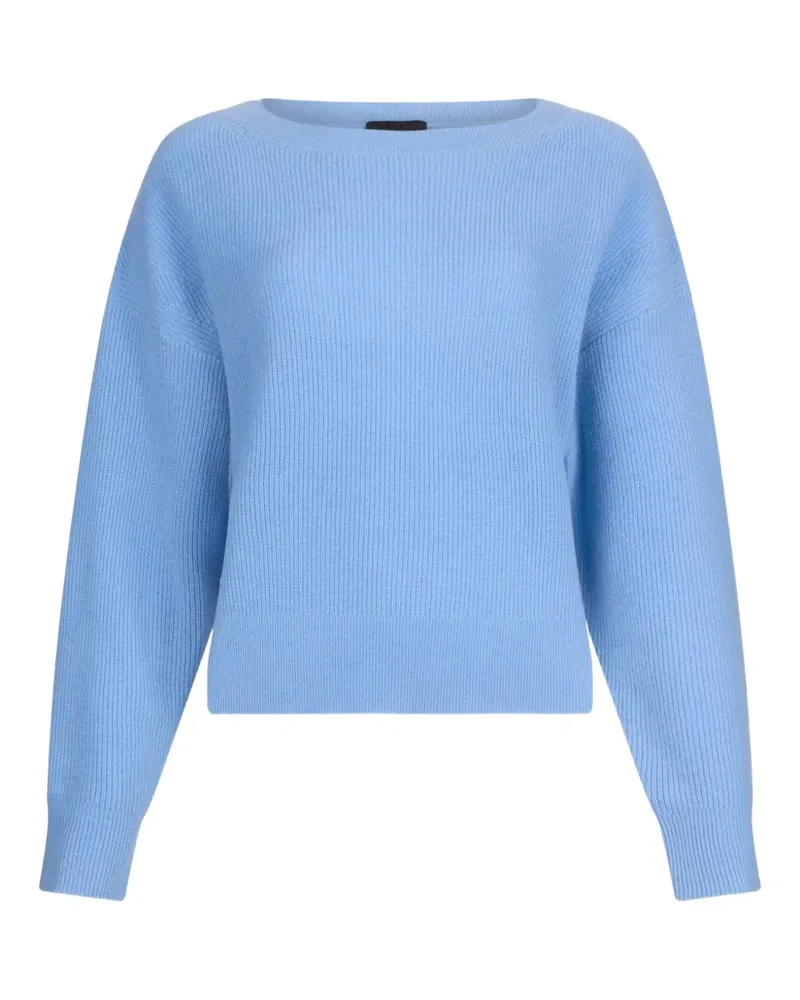Liu Jo Gerippter Pullover - Blau Blau
