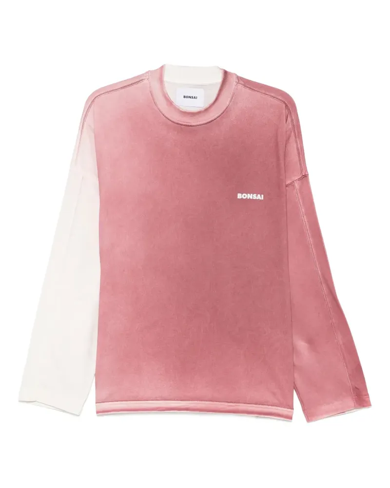 BONSAI T-Shirt mit Logo-Print - Rosa Rosa