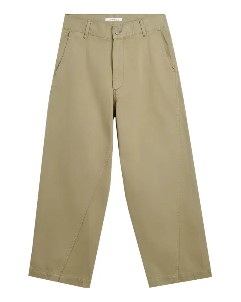 Sunflower wide-leg chino trousers - Nude Nude