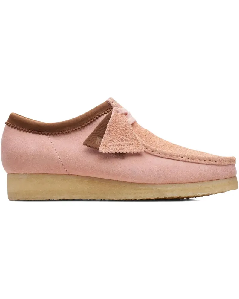 Clarks Wallabee Derby-Schuhe - Rosa Rosa