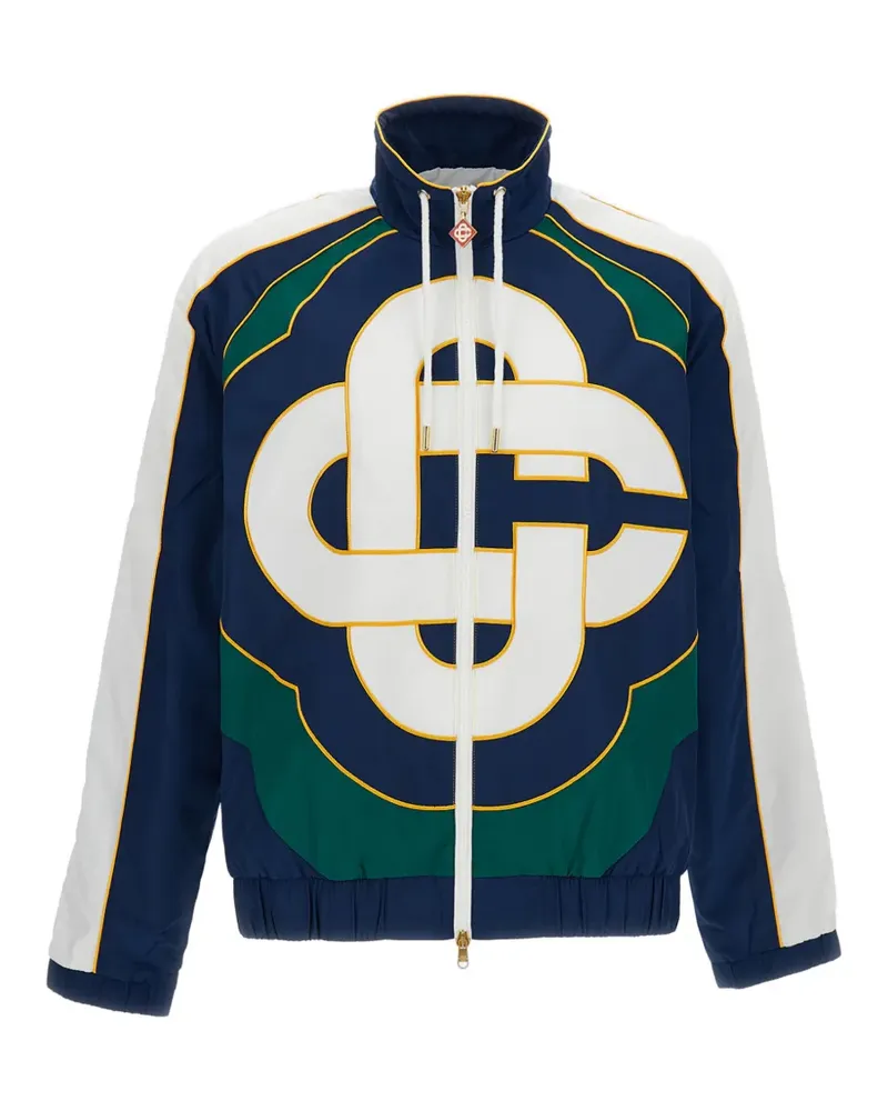 Casablanca Paris Jacke mit Kontrasteinsätzen - Blau Blau