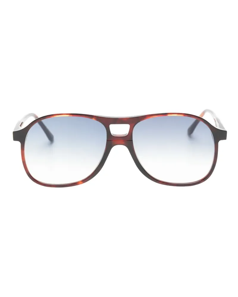 Lesca Rock Pilotenbrille - Braun Braun