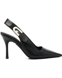 Furla Spitze Slingback-Pumps Schwarz