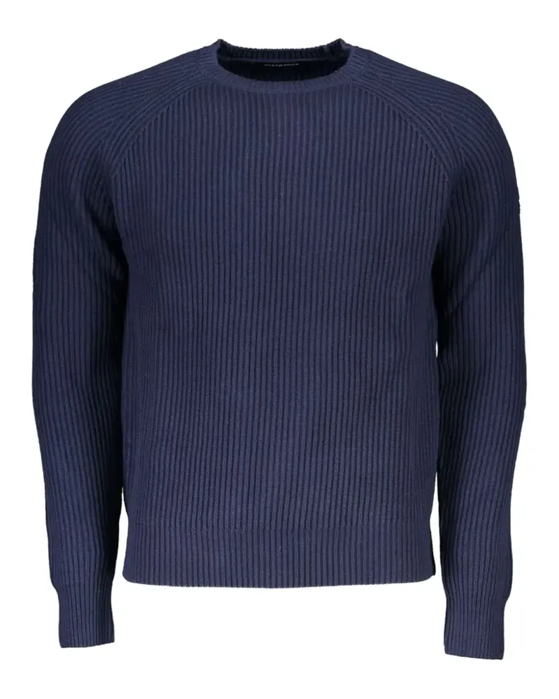 North Sails ribbed-knit cotton sweater - Blau Blau